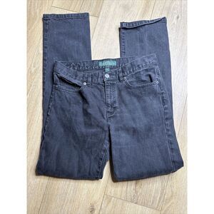 LRL Lauren Jeans Co Jeans Womens 4 Modern Classic Straight Black Preowned‎